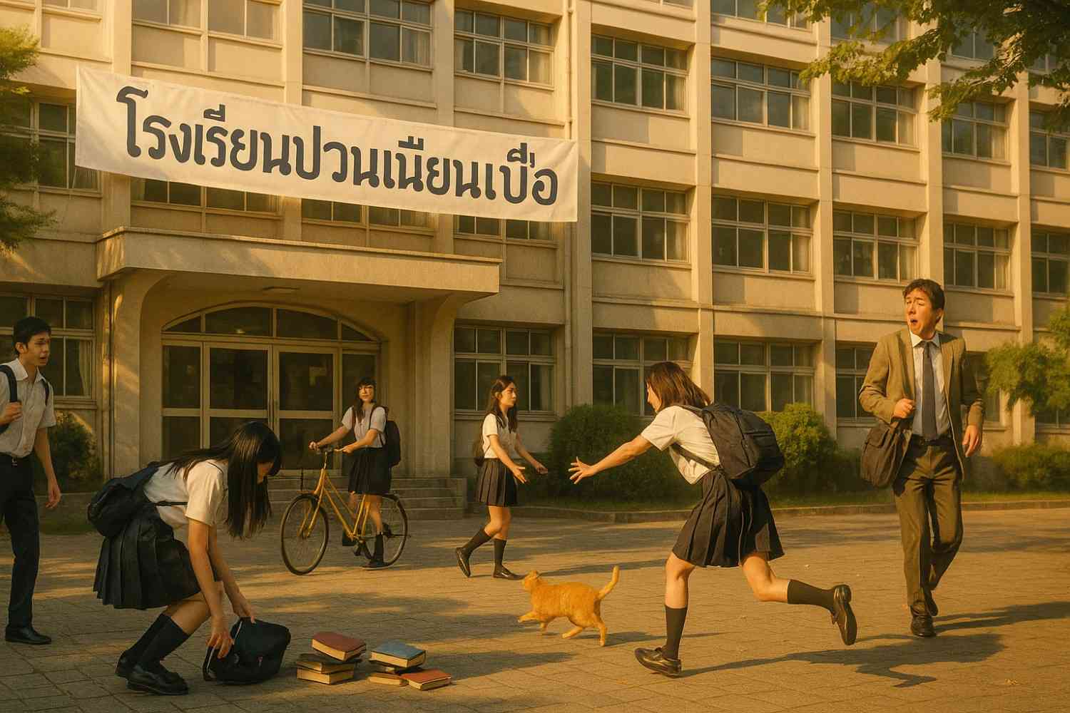 โรงเรียนป่วนนักเรียนเป๋อ